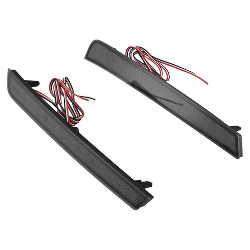 Car LED Rear Bumper Reflector Light Taillight Fog Light Brake Light for Vellfire 40 Series 2023+ Bla