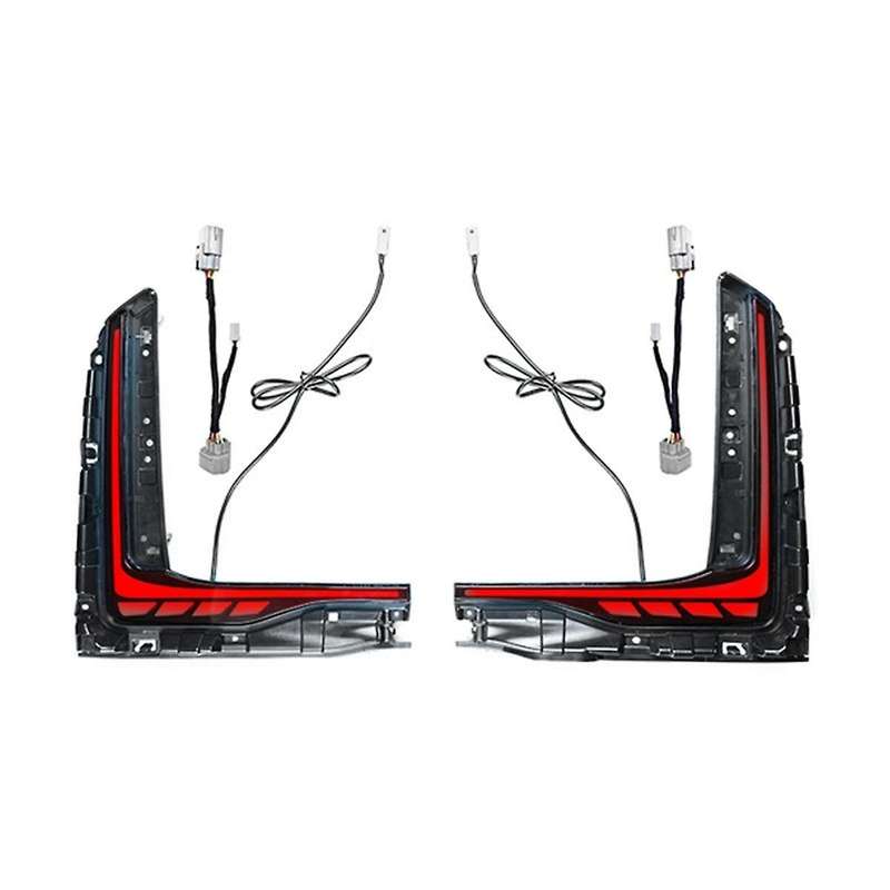Car LED Rear Bumper Reflector Dynamic Brake Light Tail Lamp for VELLFIRE 40 Series 2023+ Turn Signal