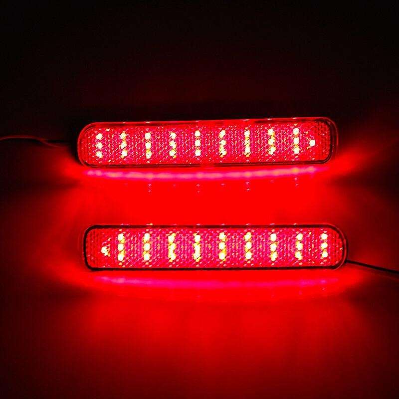 Car LED Rear Bumper Reflector Lamp Tail Light Lamps Warning Lights Stop Brake Lamp for 2011-2014