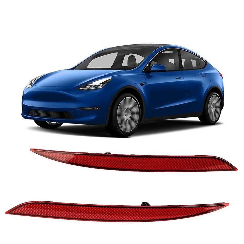 Car LED Rear Bumper Reflector Light Fog Light Brake Light 1495817-00-C 1495818-00-C for Model Y 2020