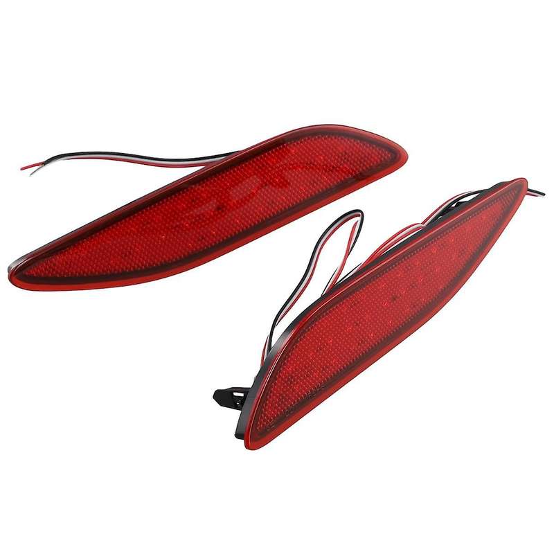 Car LED Rear Bumper Reflector Light Taillight Fog Light Brake Light for Alphard 40 Series 2023+ Red