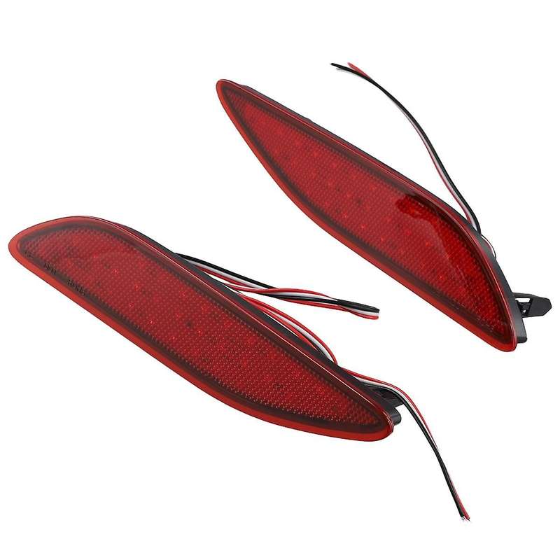 Car LED Rear Bumper Reflector Light Taillight Fog Light Brake Light for Alphard 40 Series 2023+ Red