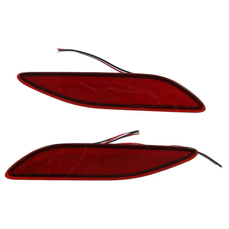 Car LED Rear Bumper Reflector Light Taillight Fog Light Brake Light for Alphard 40 Series 2023+ Red
