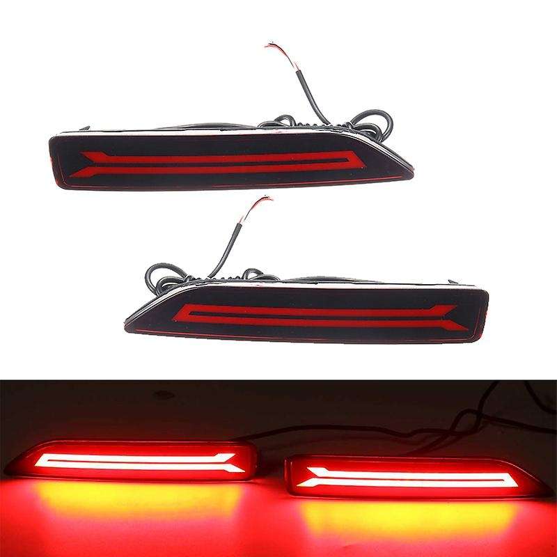 Car LED Rear Bumper Tail Light Reflector Light Parking Brake Light Fog Light for 2007-2009
