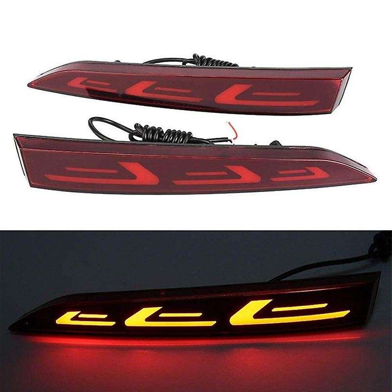 Car LED Rear Fog Lamp Bumper Light for Accent 2017-2020, 3 Functions