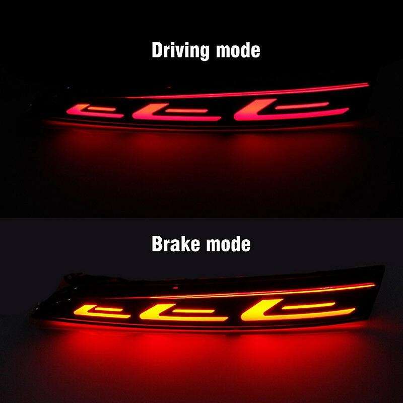 Car LED Rear Fog Lamp Bumper Light for Accent 2017-2020, 3 Functions