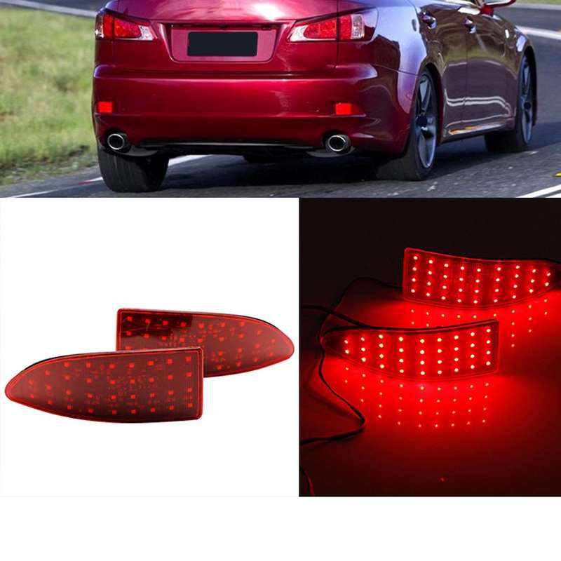 Car LED Rear Bumper Taillight Reflector Light Parking Brake Light Fog Light for IS250 IS300 IS350 GS