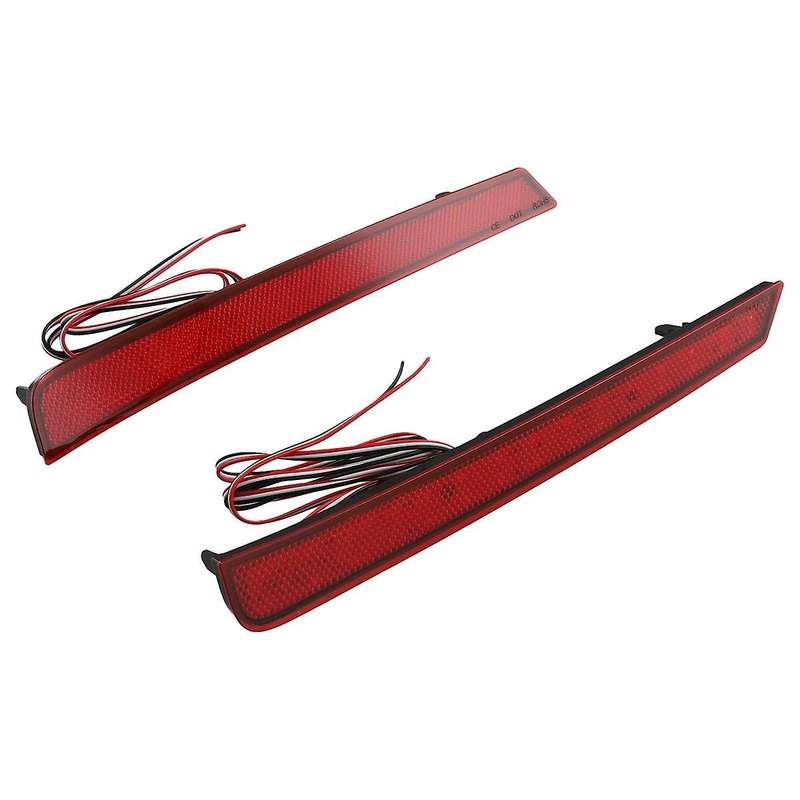 Car LED Rear Bumper Reflector Light Taillight Fog Light Brake Light for Vellfire 40 Series 2023+ Red