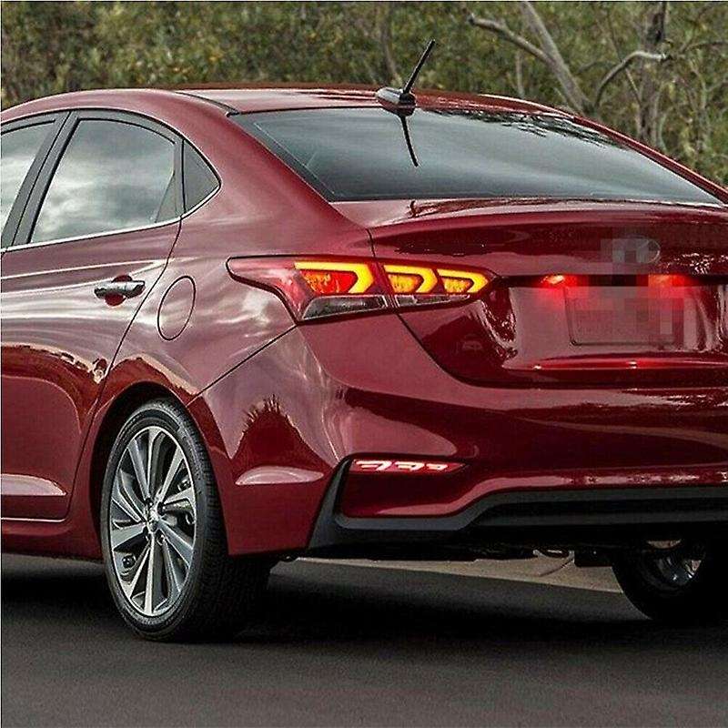 Car LED Rear Fog Lamp Bumper Light for Accent 2017-2020, 2 Functions
