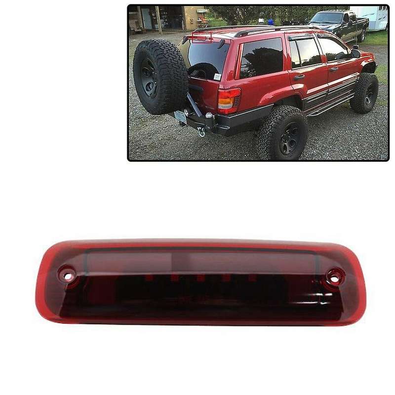 Car LED Rear High Mount Third Brake Light Red Third Brake Light Tail Light for XJ 2.5L/4.0L 1997-200