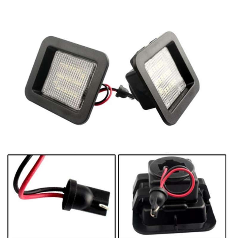 Car LED Rear License Number Plate Light Lamps for 2015-2018 Car Accessories