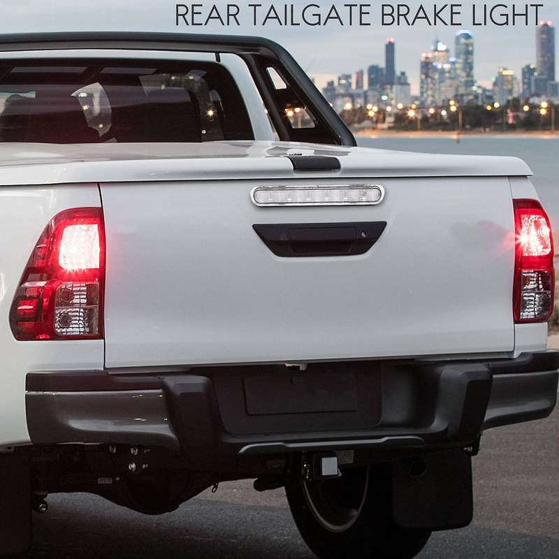 Car Led Rear Tailgate 3rd Brake Light Lamp White Lens 81570-0k080 for Toyota Hilux Vigo Mk6 Sr5 200