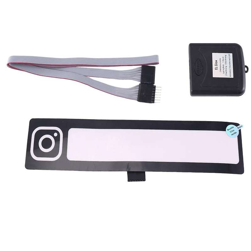 Car Led Reflective Stickers Car Window Sticker Windshield Electric Car Stickers Glow Panel Decorati