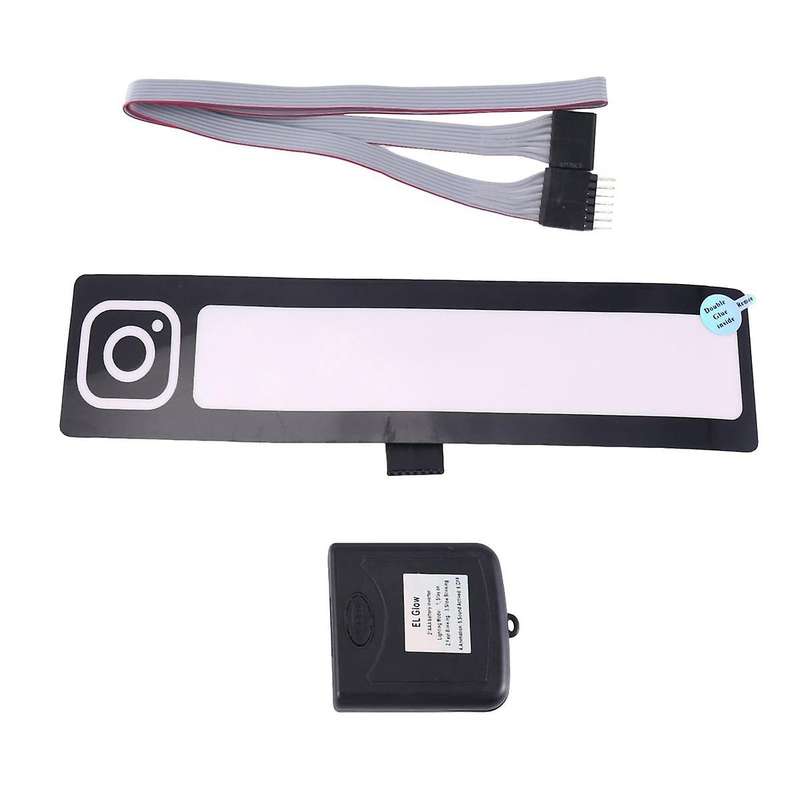 Car Led Reflective Stickers Car Window Sticker Windshield Electric Car Stickers Glow Panel Decorati