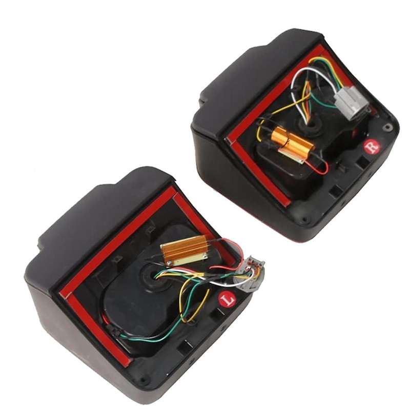 Car LED Rear Tail Lights Brake Reverse Turn Signal Side Marker Light for Wrangler JK 2007-2017 US V