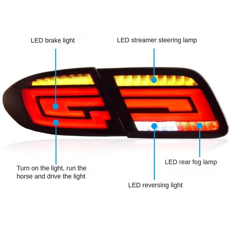 Car LED Tail Light for 6 2003-2015 Rear Running Light Brake Reversing Light Waterproof Car Accessor