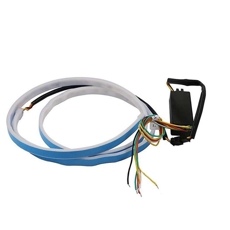 Car Led Strip Lighting Rear Trunk Tail Light Dynamic Streamer Brake Turn Signal Reverse Warning Ligh