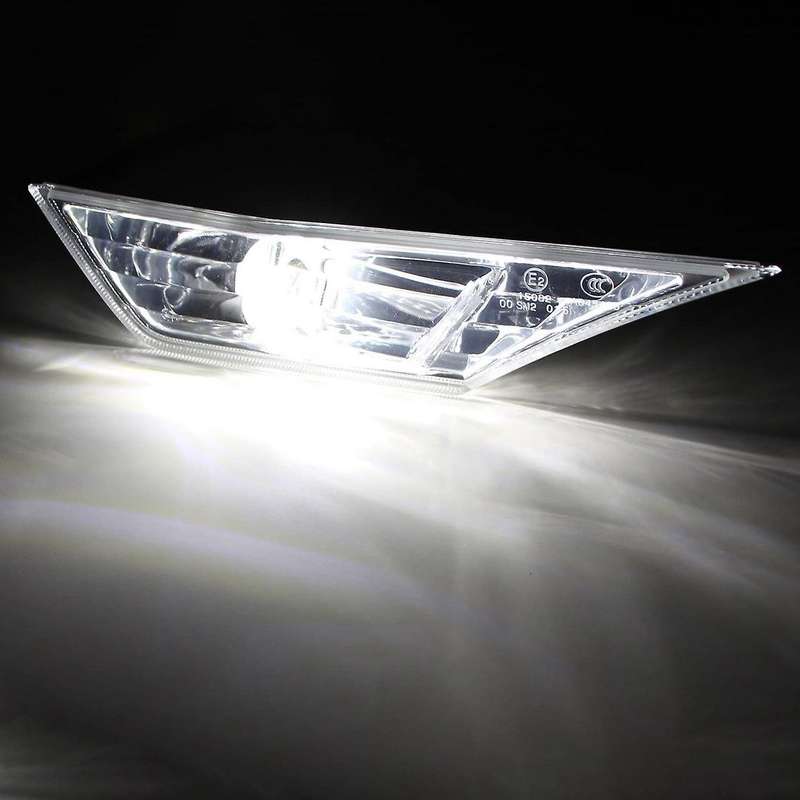 Car Led Side Marker Turn Signal Lamp with T10 Bulbs for Honda Civic 2016 2017 2018 2019