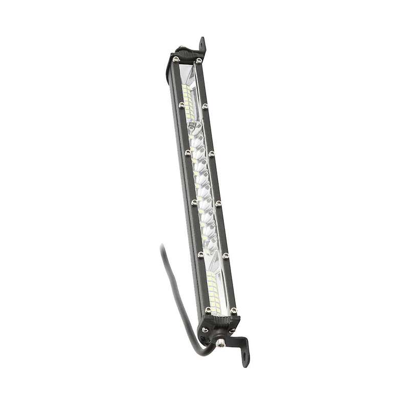 Car Led Single Spotlight Off-road Light Truck Headlight Long Bar Center Grille Spotlight Grille Lic