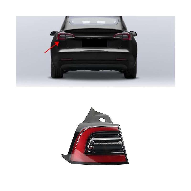 Car Led Trunk Outside Left Tail Light Rear Signal Lamp for 2017-2022 1077397-00-g Car Accessories