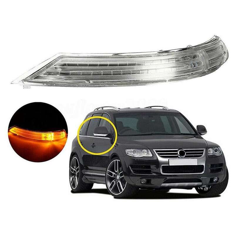 Car LED Turn Signal Side Mirror Light Door Wing Rearview Mirror Lamp for 2007-2011 7L6949102C Right