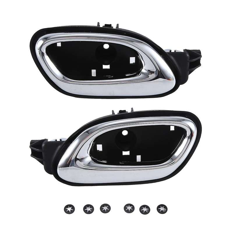 Car Left & Right Side Chrome Door Inside Open Handle Fit for 2010-2015 20955311 20955302