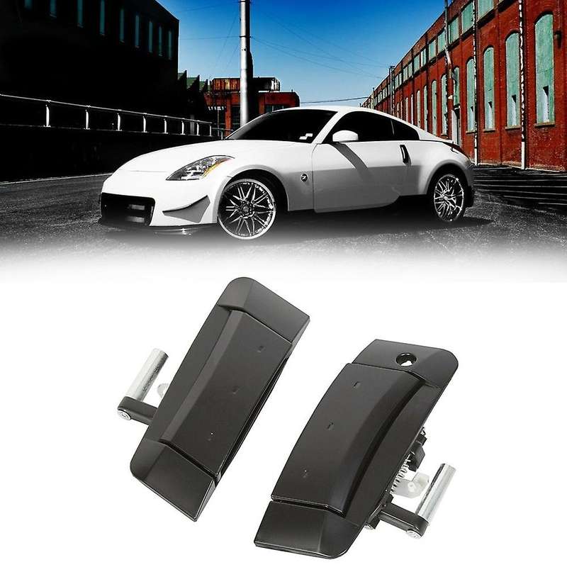Car Left & Right Outside Exterior Black Door Handle for 350z 2003-2009 80607-cd41e 80607-cd41d