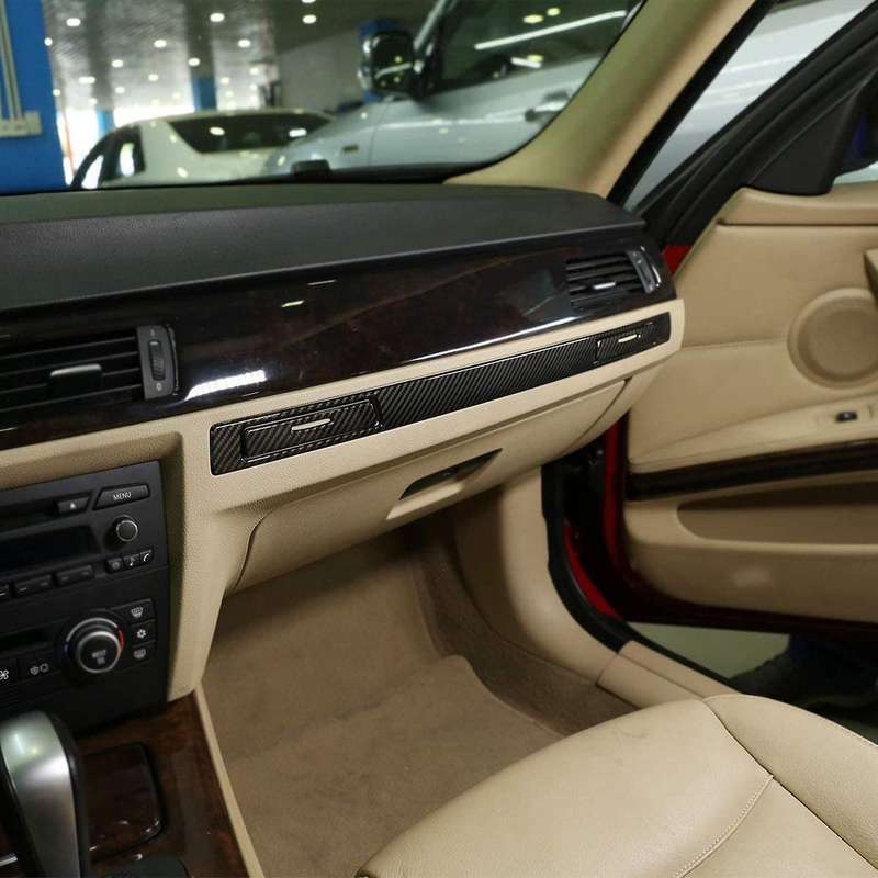 Car Left & Right Cup Holder Set with Trim Panel for E90 E91 E92 E93 2005-2012 51459173469 5145917346