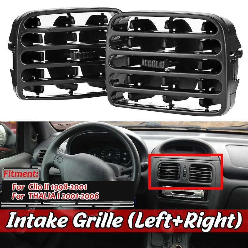 Car Left & Right Dashboard Air Conditioner Air Vent Outlet Grille for II 2 2001-2006 7702258375 7702