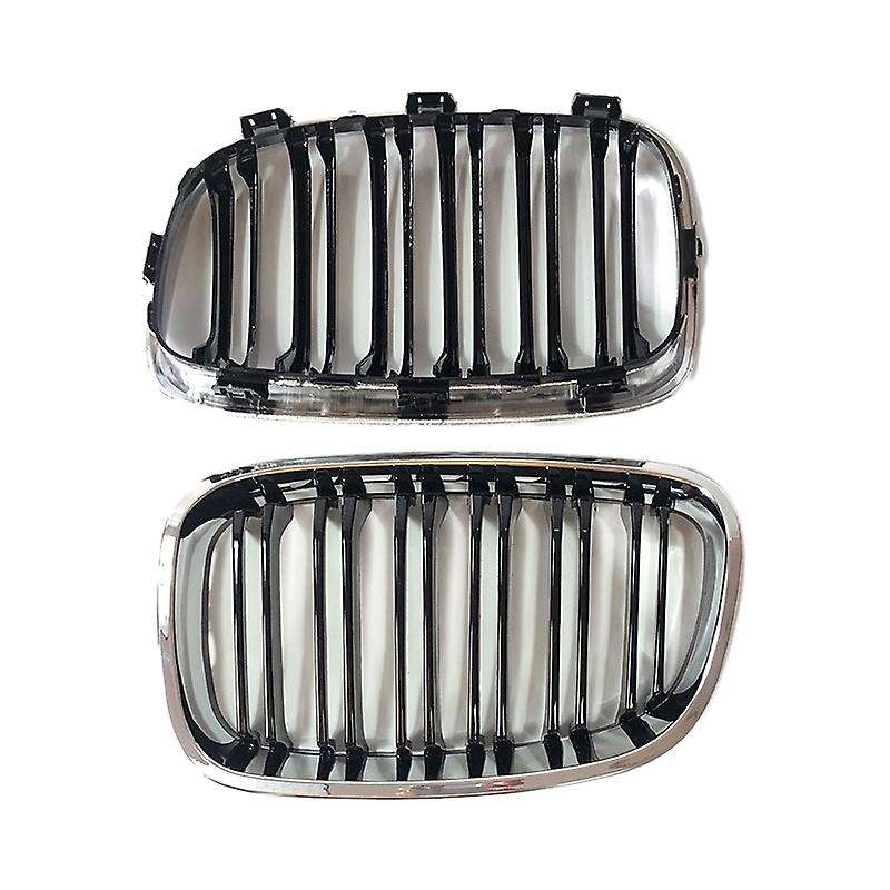 Car Left & Right Front Bumper Kidney Grille for  1-Series F20 2012-2014