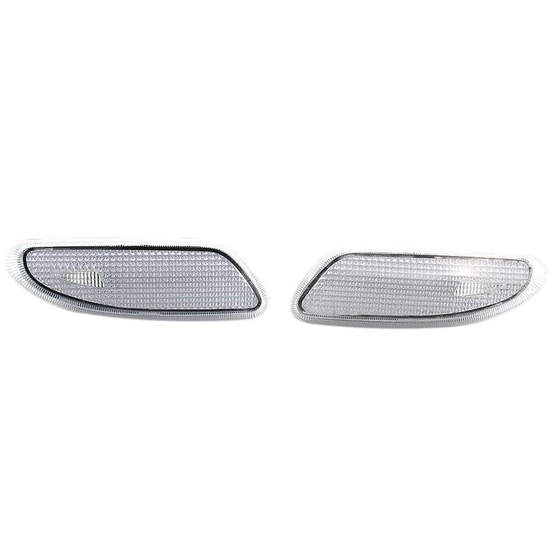 Car Left & Right Side Marker Light Turn Signal Clear for W203 C Class 2001-2007