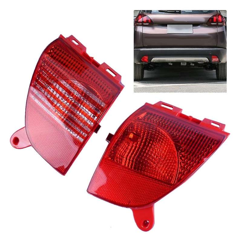 Car Left & Right Rear Bumper Light Tail Lamp Brake Light for 308CC C3 2008 C3XR 2009-2014 6350GJ 635