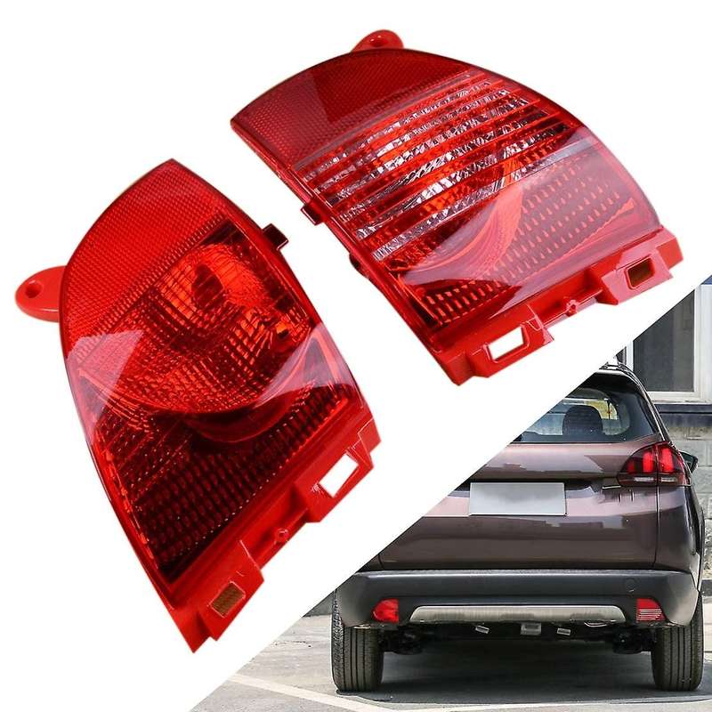 Car Left & Right Rear Bumper Light Tail Lamp Brake Light for 308CC C3 2008 C3XR 2009-2014 6350GJ 635