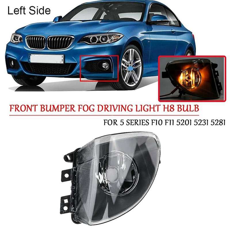 Car Left Bumper Clear Lens Fog Light Lamp for  5 Series F10 F11 520I 523I 528I 535I 550I 63177216885
