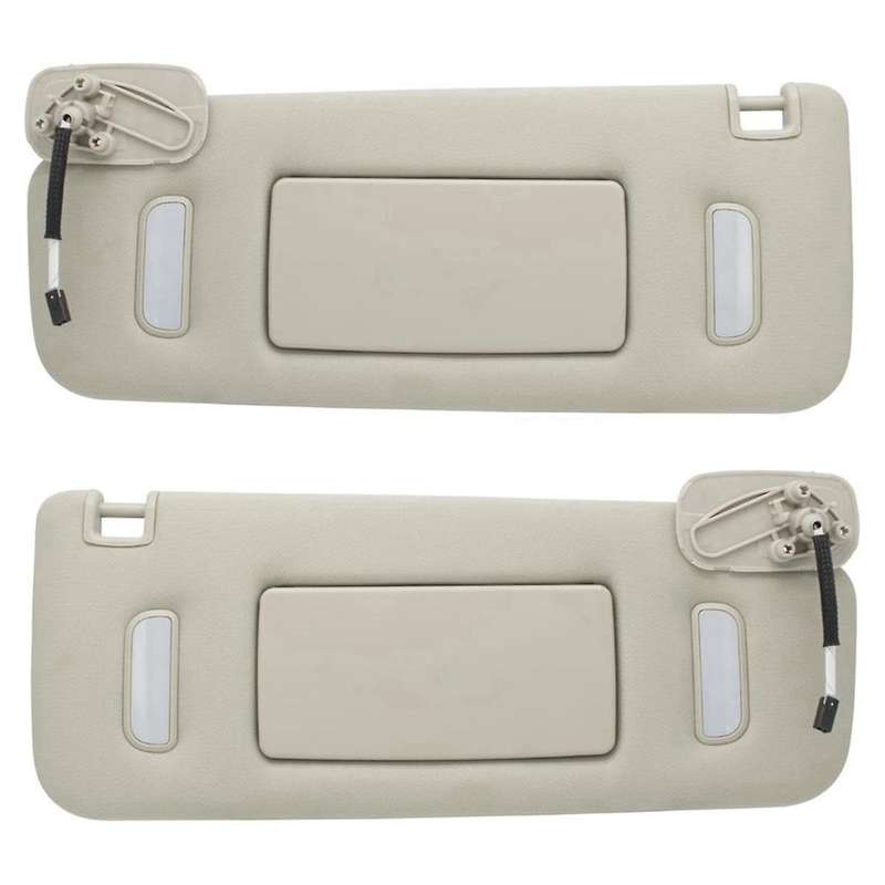 Car Left Driver & Right Passenger Sun Visor for 2007-2014 Sun Visor 22850306 22850310