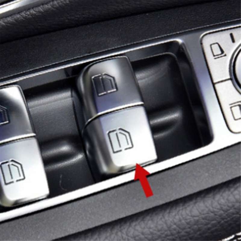 Car Left Driver Door Window Switch Repair Button Cover 2059056811 for - C-CLASS W205 GLC W253 2015-2