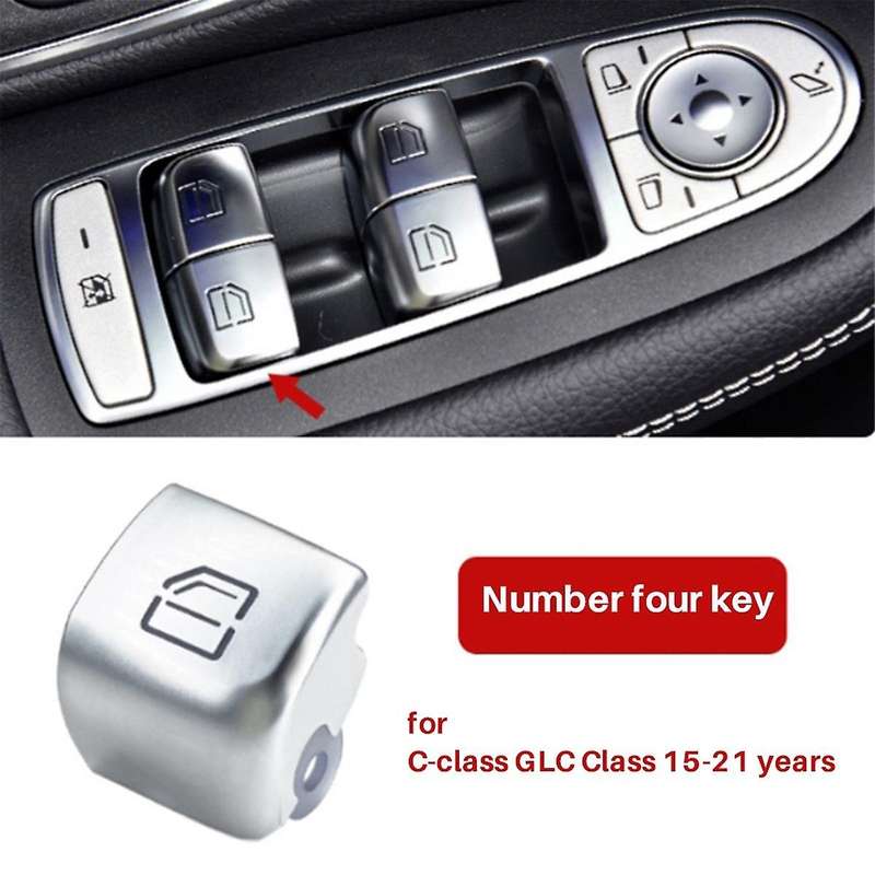 Car Left Driver Door Window Switch Repair Button Cover 2059056811 for C-CLASS W205 GLC W253 2015-20