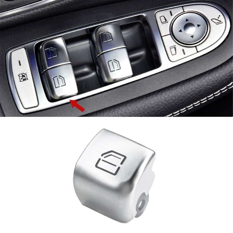 Car Left Driver Door Window Switch Repair Button Cover 2059056811 for C-CLASS W205 GLC W253 2015-20
