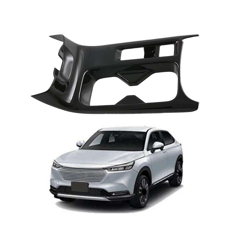 Car Left Drive Center Console Water Cup Holder Decoration Cover Trim Stickers for -v Vezel 2021-202