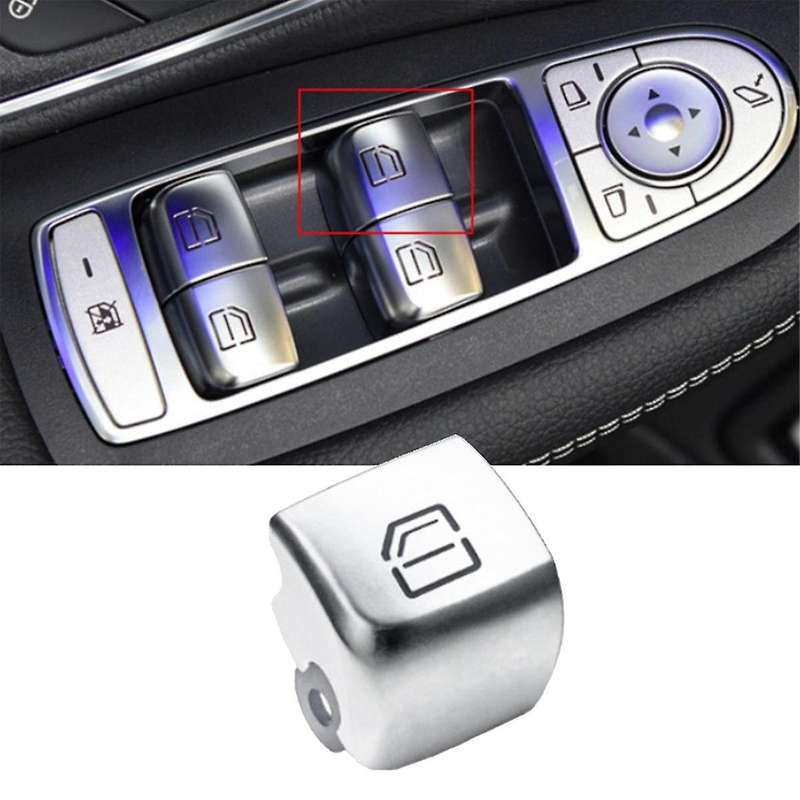 Car Left Driver Door Window Switch Repair Button Cover 2059056811 for - C-CLASS W205 GLC W253 2015-2