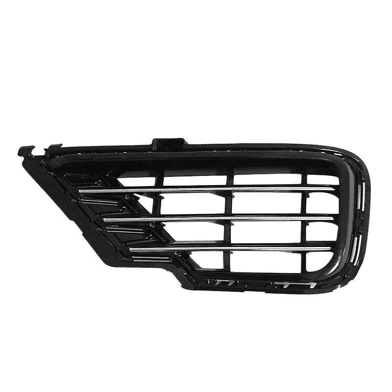 Car Left Front Bumper Fog Lamp Frame with Bright Strip Fog Lamp Grille for 2016-2018 7P6853665G