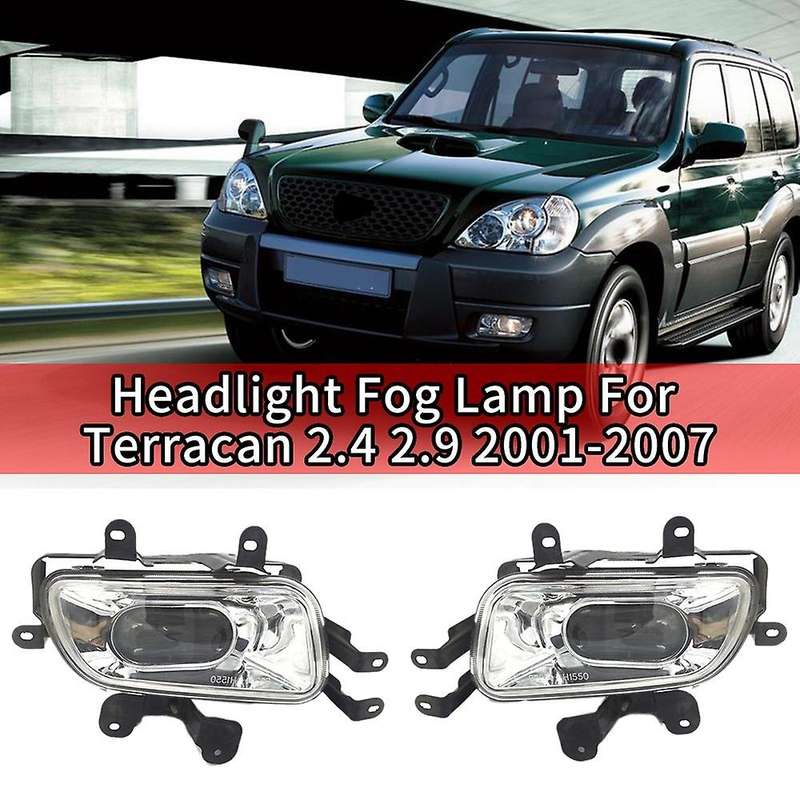 Car Left Front Bumper Fog Lights Fog Lamp for Terracan 2.4 2.9 2001-2007 Headlight Foglamp
