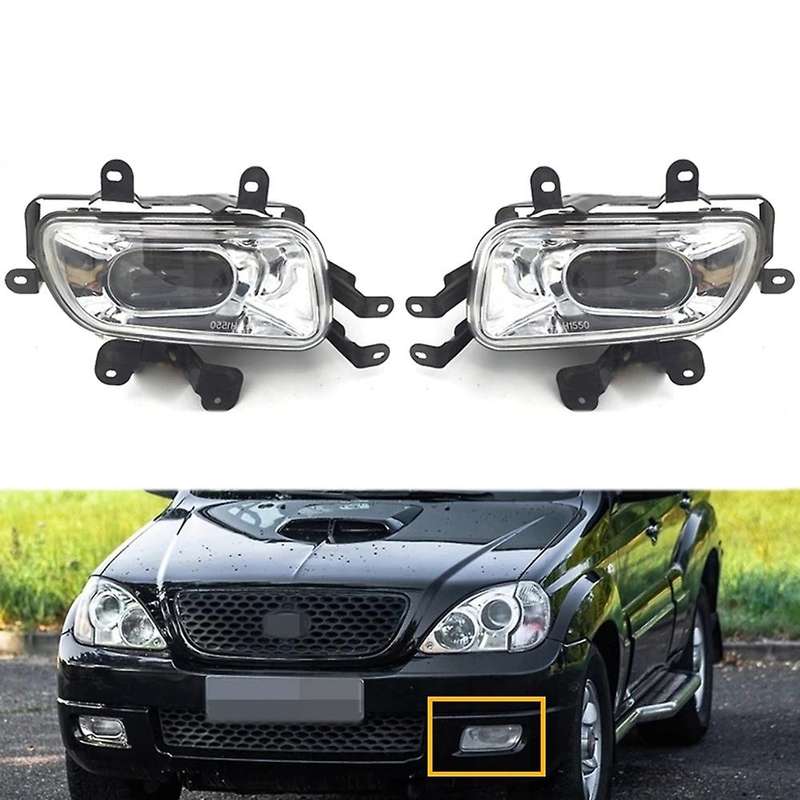 Car Left Front Bumper Fog Lights Fog Lamp for Terracan 2.4 2.9 2001-2007 Headlight Foglamp