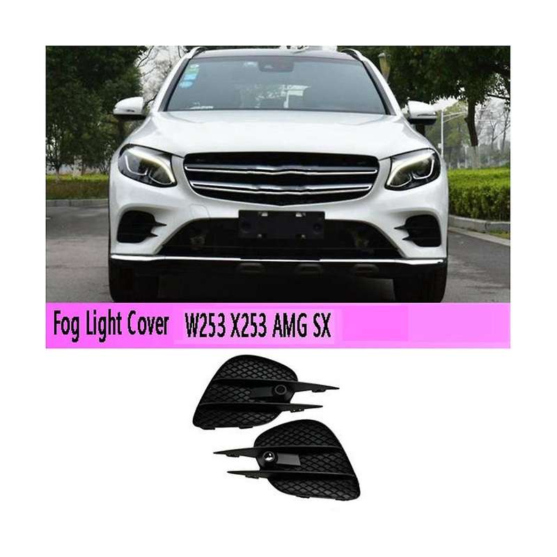 Car Left Front Bumper Fog Light Grille Cover Fog Light Cover Trim A2538853500 for Glc W253 X253