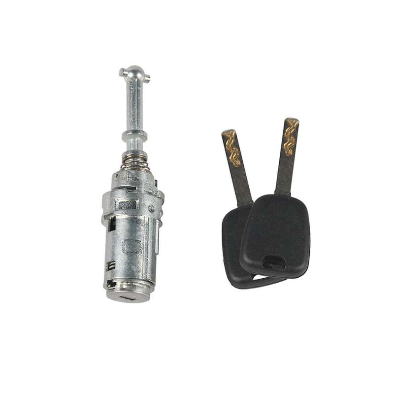 Car Left Front Door Cylinder Lock with Key Kit for C2 C3 2002-2010 Accessories 9170T9 9170.T9