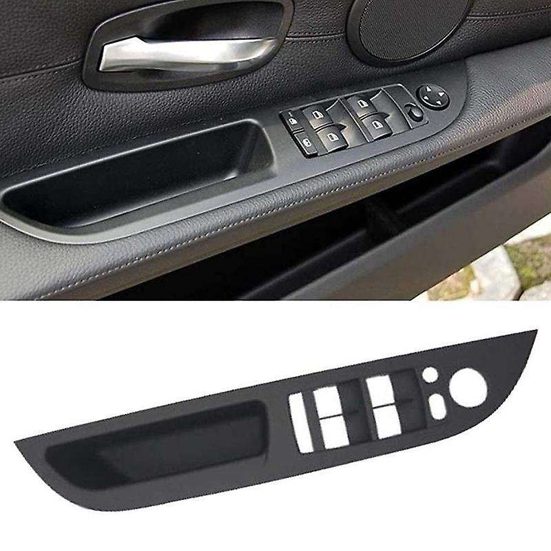 Car Left Front Door Lift Panel Cover Door Armrest Panel for - 5 Series E60 51416983705 Black High ma