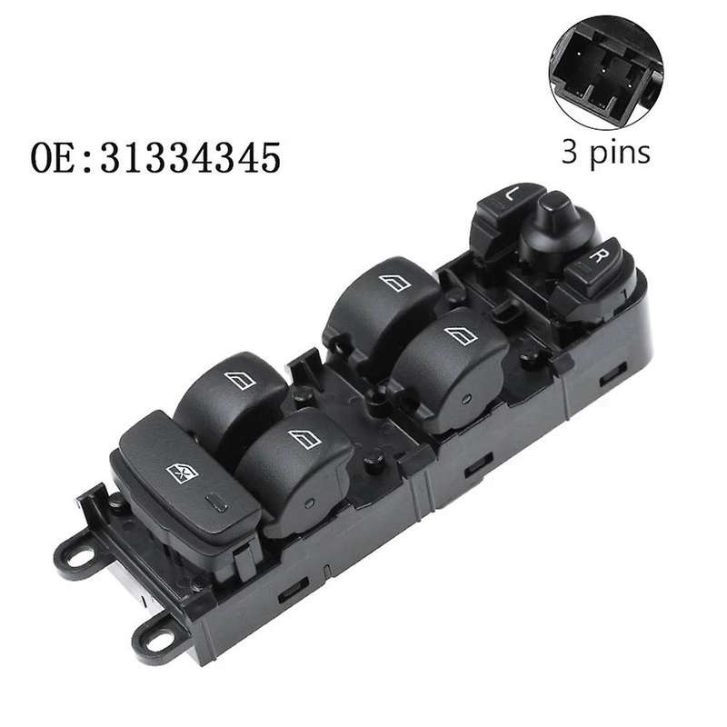Car Left Front Window Regulator Switch Power Window Control Switch for XC60/S80 2010-2013 31334345