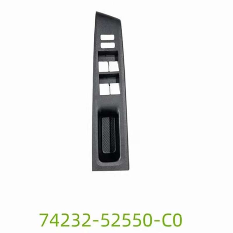 Car Left Front Window Switch Control Panel Cover 74232-52550 for Yaris 2012-2014 Car Accessorie