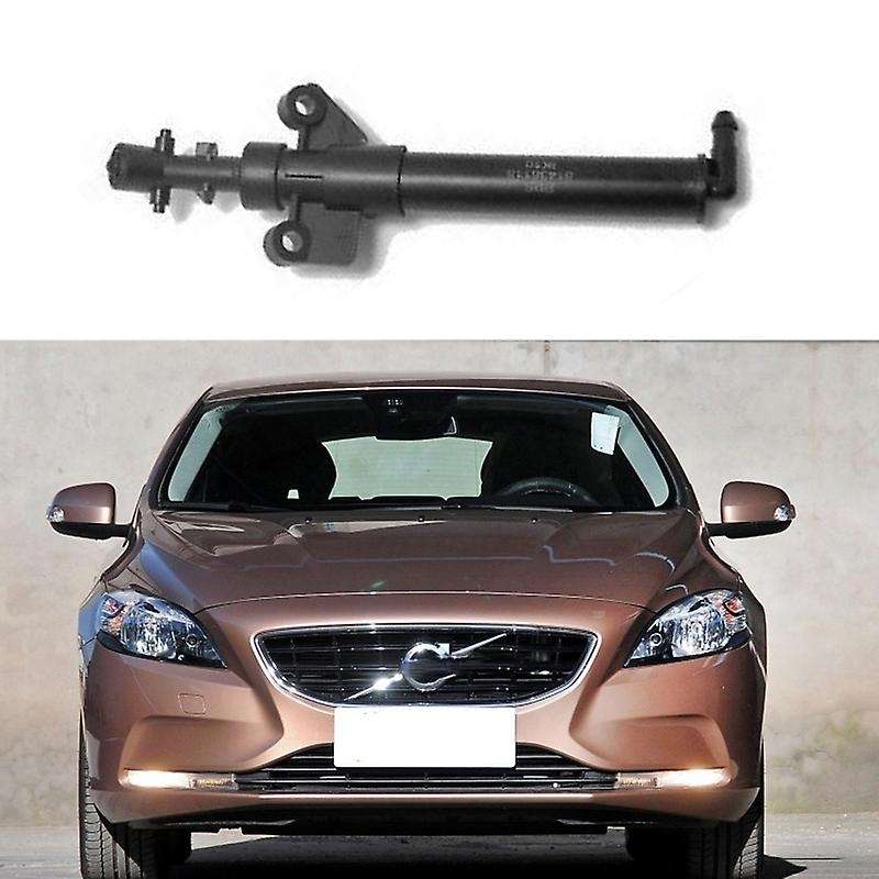 Car Left Headlight Cleaning Water Spray Cover Headlight Washer for V40 2013-2015 31276117