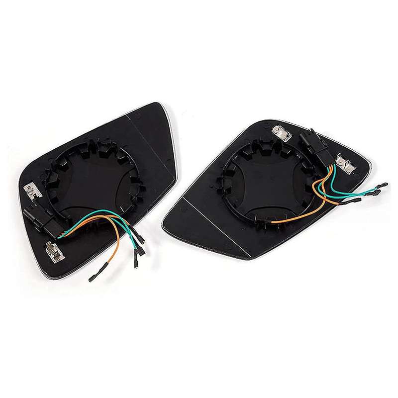 Car Left Heated Glass Rearview Mirror Reversing Rearview Mirror Side Wing Mirror Glass for - F01 F02